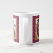 Moderne Stippen drie foto Grote Koffiekop (Achterkant)