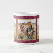 Moderne Stippen drie foto Grote Koffiekop (Voorkant)