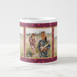 Moderne Stippen drie foto Grote Koffiekop