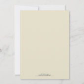 Moderne Stippen en rietweddenschappen (oranje) Kaart (Achterkant)