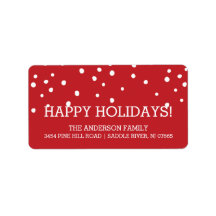 Moderne Stippen Feestdagen Kerst retour adres