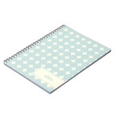 Moderne Stippen gepersonaliseerd Notitieboek - Zac (Linkerzijde)