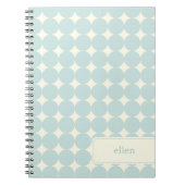 Moderne Stippen gepersonaliseerd Notitieboek - Zac (Voorkant)