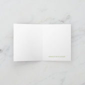 Moderne Stippen - Hartelijk dank - Groen Bedankkaart (Binnen)