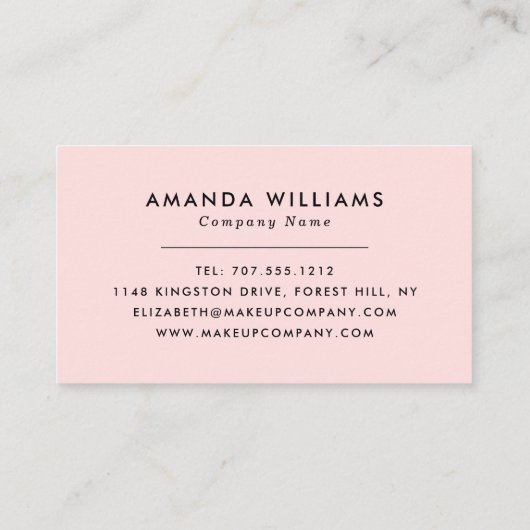 Moderne Stippen met inktpatroon Visitekaartje (Achterkant)