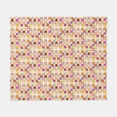 Moderne Stippen uit de middeleeuwen - beige en neu Fleece Deken (Voorkant (Horizontaal))