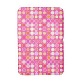 Moderne Stippen uit de middeleeuwen - diepe roze e Badmat (Voorkant Verticaal)