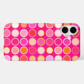 Moderne Stippen uit de middeleeuwen - diepe roze e Case-Mate iPhone Case (Achterkant (horizontaal))