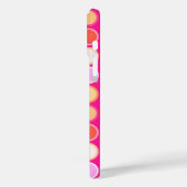 Moderne Stippen uit de middeleeuwen - diepe roze e Case-Mate iPhone Case (Achterkant / Links)