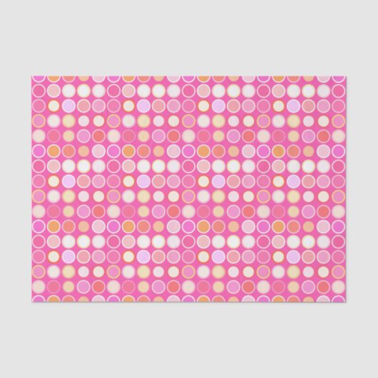 Moderne Stippen uit de middeleeuwen, diepe roze en Tissuepapier (Voorkant)