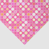 Moderne Stippen uit de middeleeuwen, diepe roze en Tissuepapier (Detail)