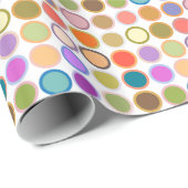 Moderne Stippen uit de middeleeuwen, multi-kleuren Cadeaupapier (Rol Hoek)