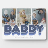 Moderne Stoere Papa Foto Fotoplaat (voorkant)