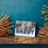 Moderne Stoere Papa Foto Fotoplaat (Zijkant)