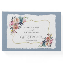 Moderne Stof Blauw Misty Rose Trouw 