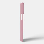Moderne Stof Blush Roze Witte Monogram Naam Case-Mate iPhone Case (Achterkant / Rechts)