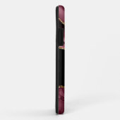 Moderne Stof Roze Goud Agaat Kristal Persoonlijk Case-Mate iPhone Case (Achterkant/rechts)