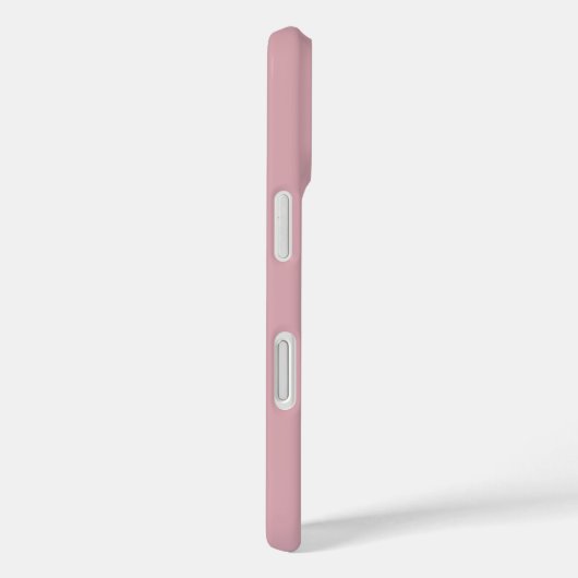 Moderne Stof Roze Wit Monogram Naam Case-Mate iPhone Case (Achterkant / Rechts)