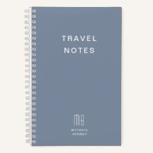 Moderne Stofblauwe Monogram Reis