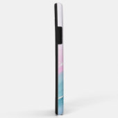 Moderne Stone Dusty Blue Marmer Case-Mate iPhone Case (Achterkant/rechts)