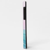 Moderne Stone Dusty Blue Marmer Case-Mate iPhone Case (Achterkant/links)