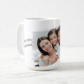 Moderne Straatkunst Voeg je foto toe Liefs oma Koffiemok (Voorkant links)