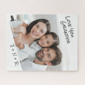 Moderne Straatkunst Voeg Je Foto Toe Opa Lief Legpuzzel (Horizontaal)