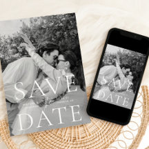 Moderne, strakke & Klassieke Platte Save The Date