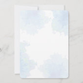 Moderne Strand Bruiloft uitnodiging, Tropische bru Kaart (Achterkant)