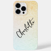 Moderne strand glitter meisjesachtig chic geperson Case-Mate iPhone case (Achterkant)
