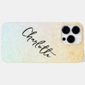 Moderne strand glitter meisjesachtig chic geperson Case-Mate iPhone case (Achterkant (horizontaal))