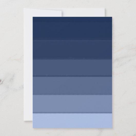 Moderne strand Nautical Blue Bachelorette Kaart (Achterkant)