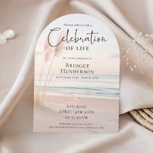 Moderne strand oceaan viering van het leven-herden kaart