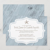 Moderne strandbraadschoeisel kaart (Voorkant / Achterkant)