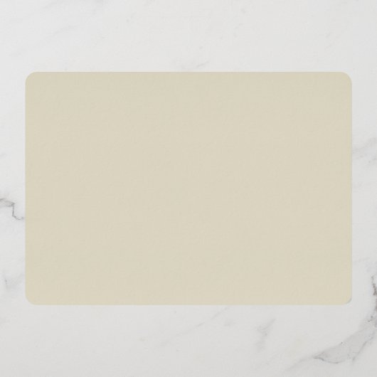 Moderne Strandbruiloft met Zeester Goud Folie Uitnodiging (Achterkant)