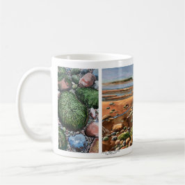 Moderne Strandkunst Browns / Tides Out / Zeegezich Koffiemok