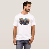 Moderne STRANDLEVEN Draagbare Kunst T-shirt (Voorkant volledig)