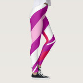 Moderne streep diagonale Leggings (Rechts)