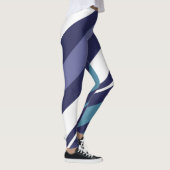 Moderne streep diagonale Leggings (Rechts)