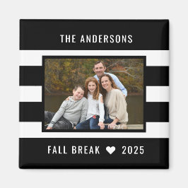 Moderne Strepen Bewerkbare Kleur Aangepaste Foto M Magneet