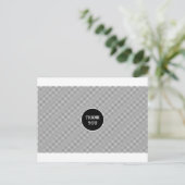 Moderne strepen Dank u Briefkaart (Staand voorkant)