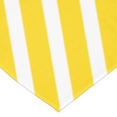 Moderne strepen | Elegant wit en goud gestreept Tafelkleed (Gekanteld)