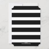 Moderne strepen & gouden glitter Vrolijk kerstfees Feestdagenkaart (Achterkant)