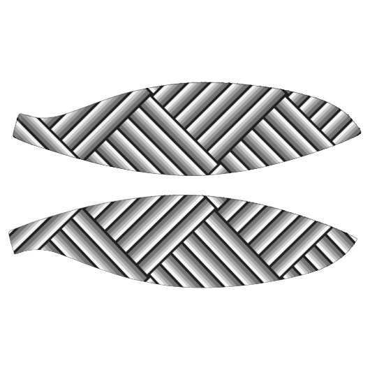 Moderne strepen in zwart, wit en grijs - koel basketbal (Panelen)