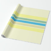 Moderne strepen kunst cadeaupapier (Uitgerold)