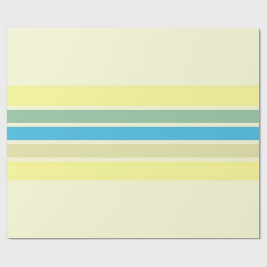 Moderne strepen kunst cadeaupapier (Vlak)