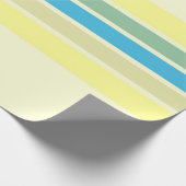 Moderne strepen kunst cadeaupapier (Hoek)
