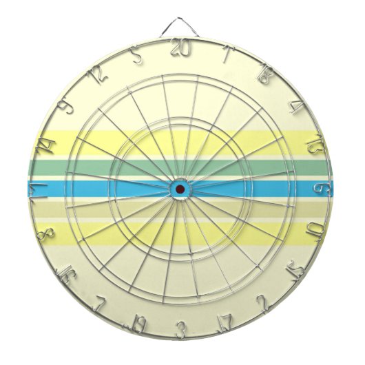 Moderne strepen kunst dartbord (Voorkant)