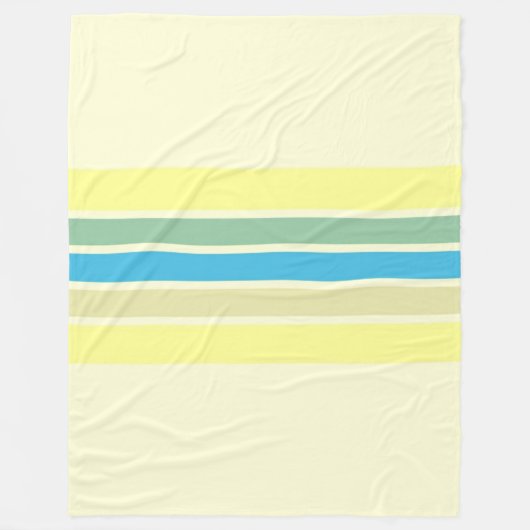 Moderne strepen kunst fleece deken (Voorkant)