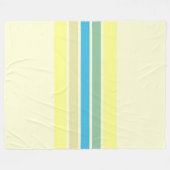 Moderne strepen kunst fleece deken (Voorkant (Horizontaal))